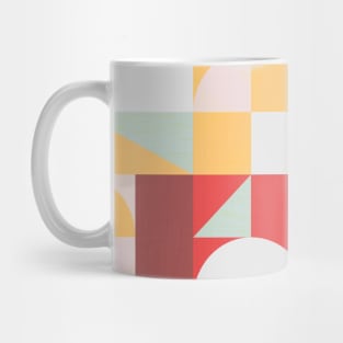 Mid Century Shapes N.10 / Retro Summer Evening Mug